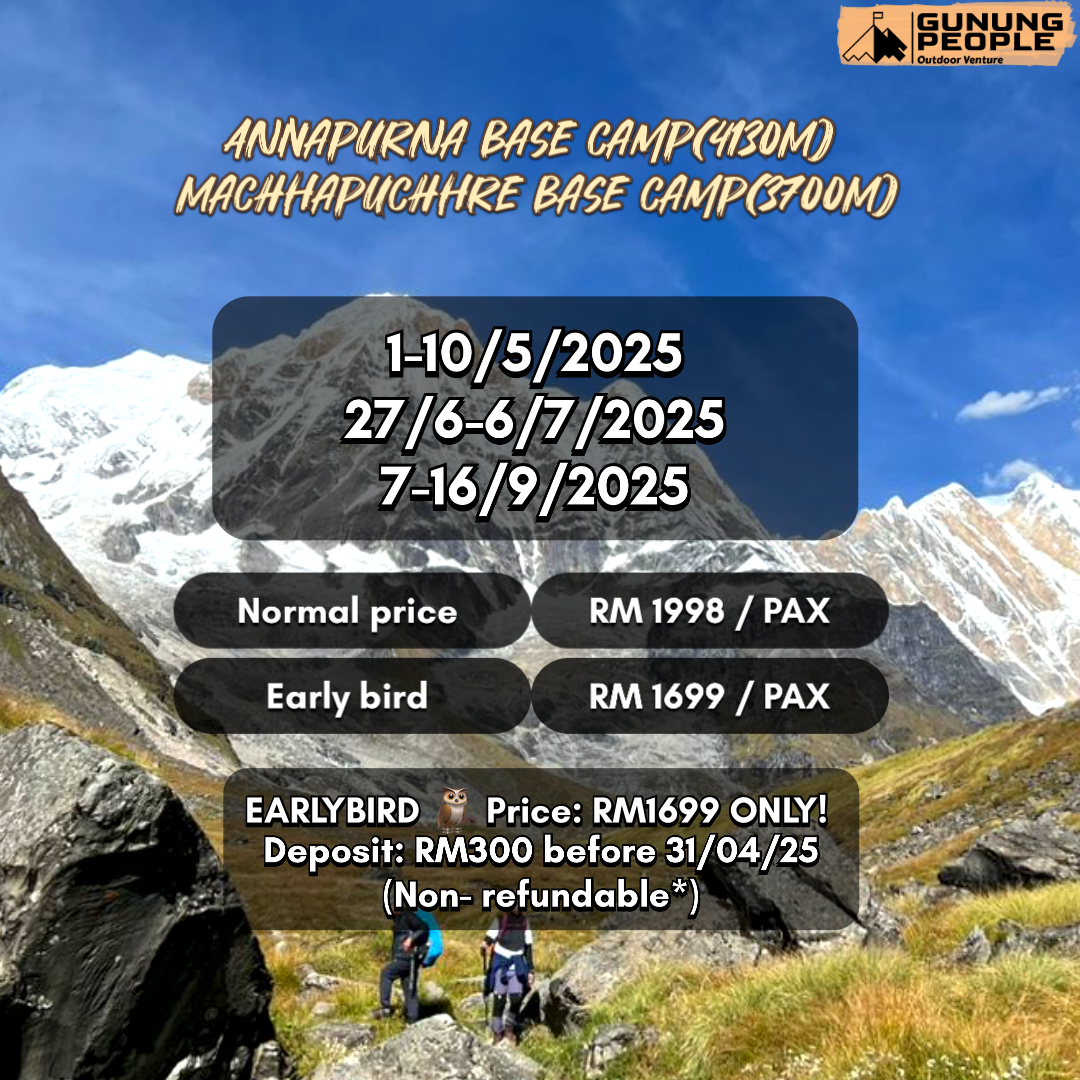 Annapurna Base Camp (4130M)+Machhapuchhre Base Camp (3700M)