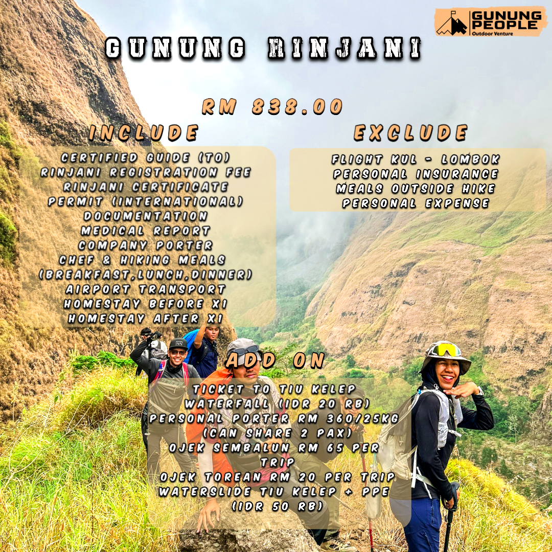 Gunung Rinjani, Indonesia