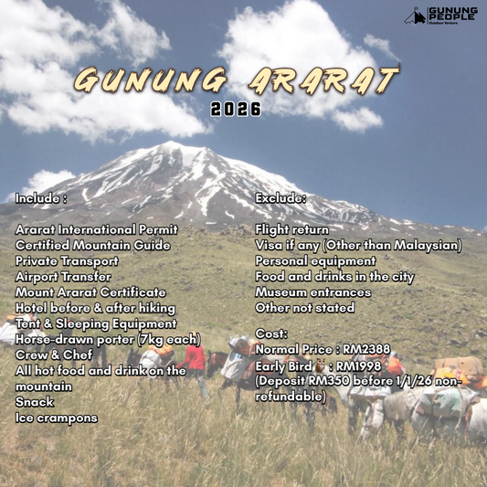 OPEN TRIP - MOUNT ARARAT, TURKEY - 2026 Edition