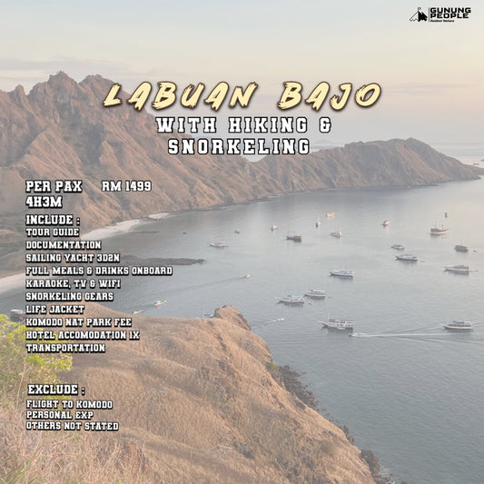 OPEN TRIP - LABUAN BAJO TOUR WITH HIKING & SNORKELING - 2026 Edition