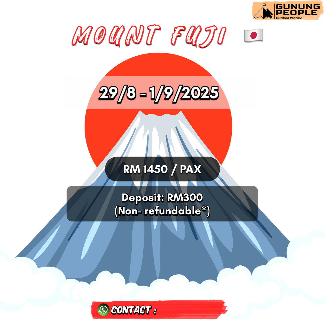 Mount Fuji (29/8-1/9)